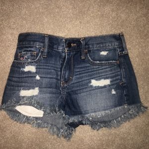 High Rise jean shorts